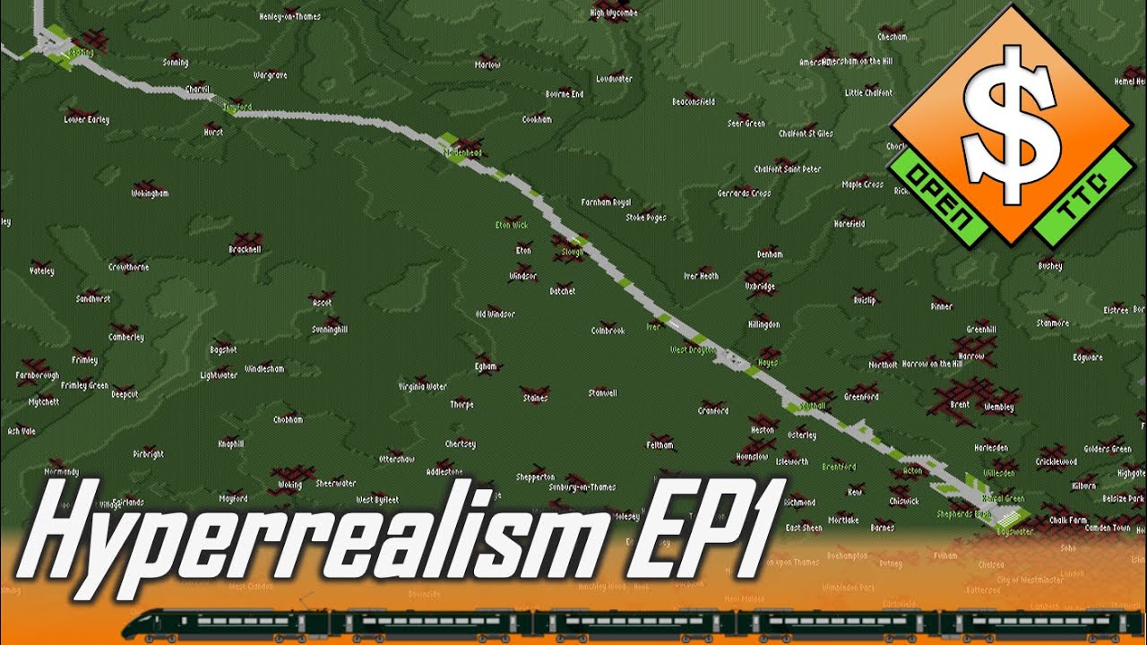 EXTREMELY DETAILED UK map | EP1 Realistic OpenTTD UK Recreation