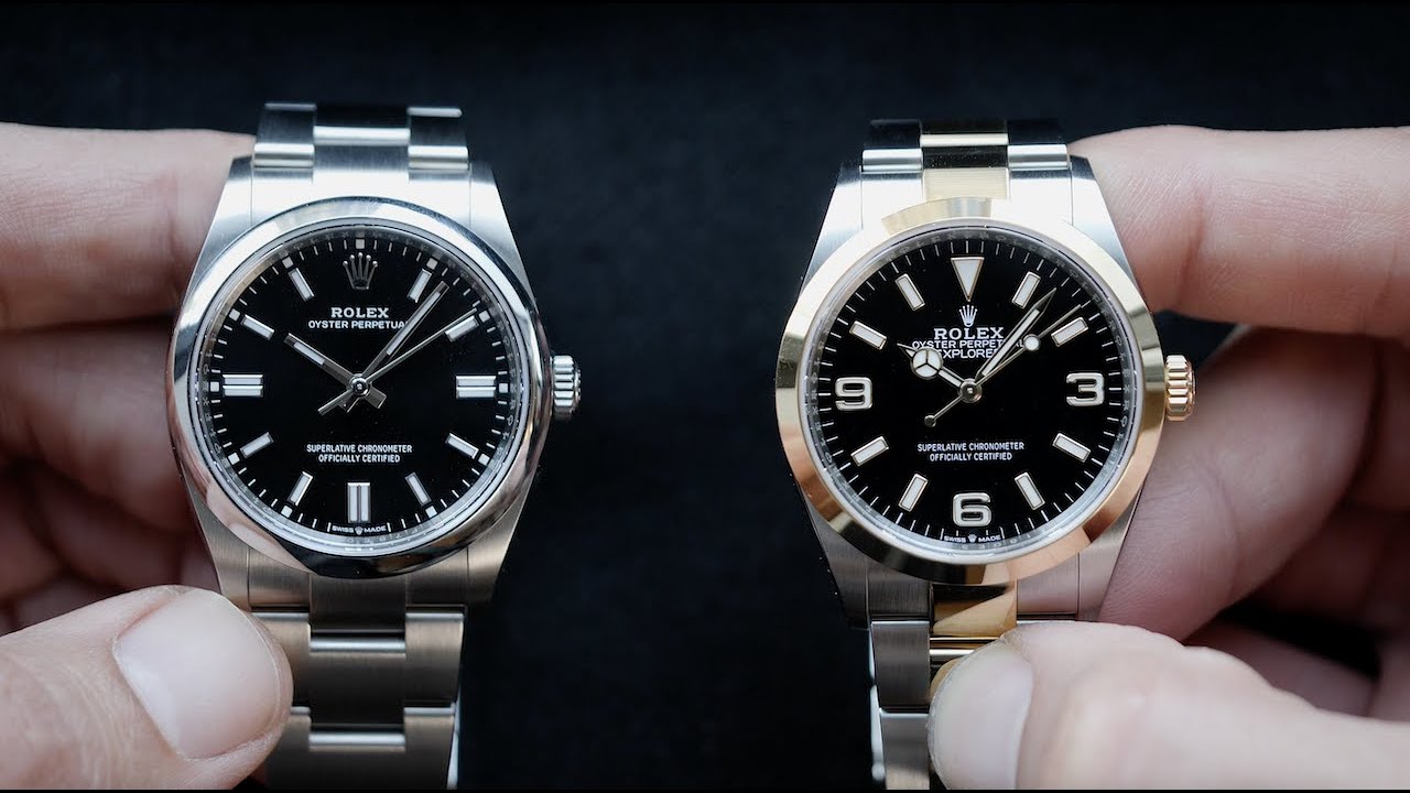 Совершенно новые Rolex Explorer 36 против Oyster Perpetual 36: за пределами очевидного | Хафиз Дж...