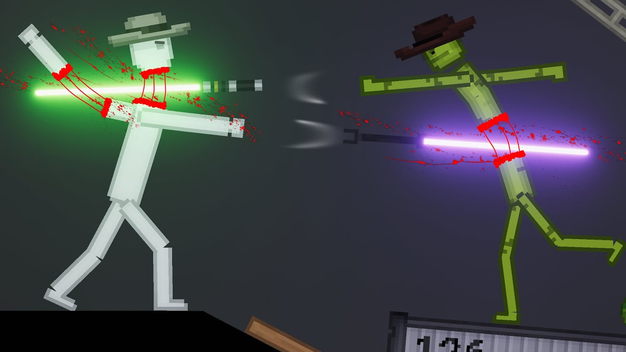 People Throwing Lightsabers At Each Other In People Playground (58)