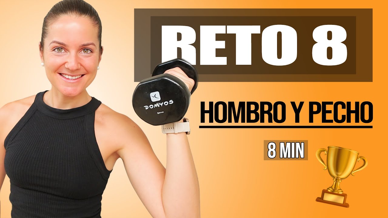 Rutina de Pecho y Hombros en Casa en 8 Minutos 💪🏆