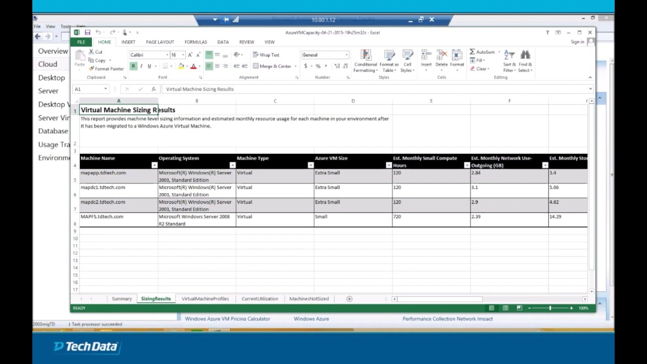 Part 3 - Microsoft Assessment and Planning Toolkit for Azure