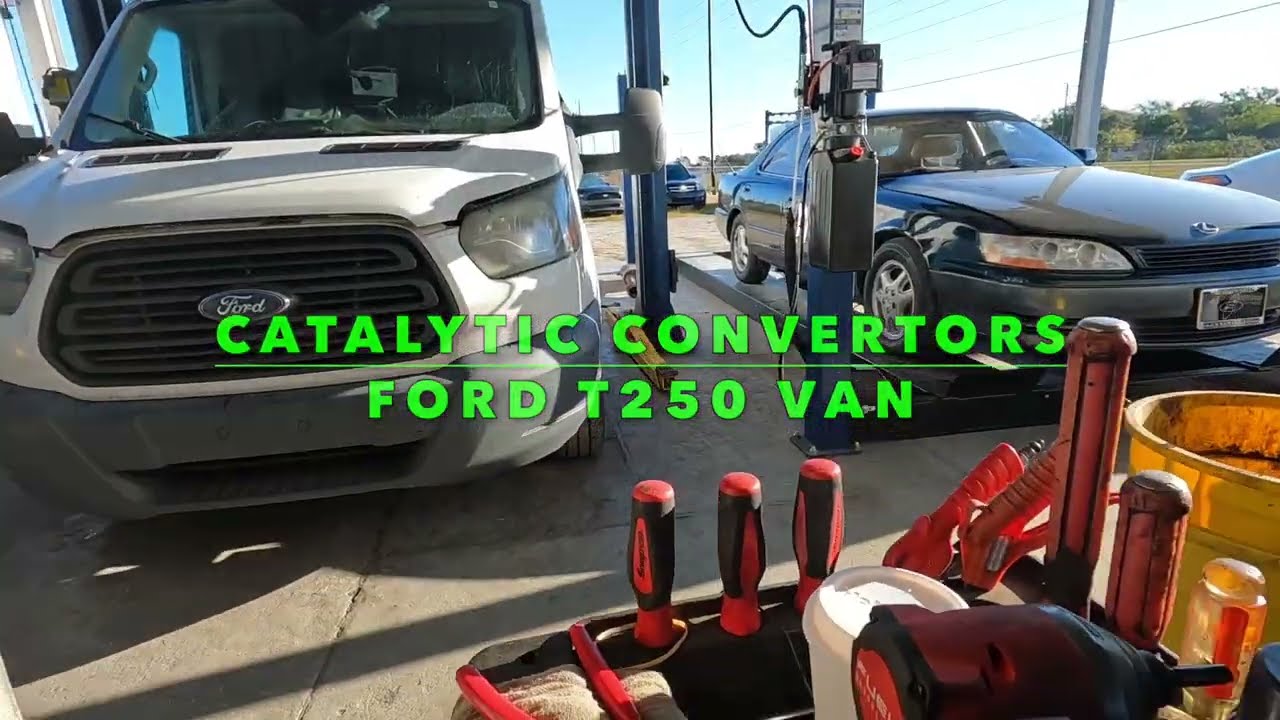 Catalytic convertor replacement, Ford T250 van. tips, tricks & repair start to finish...clear codes