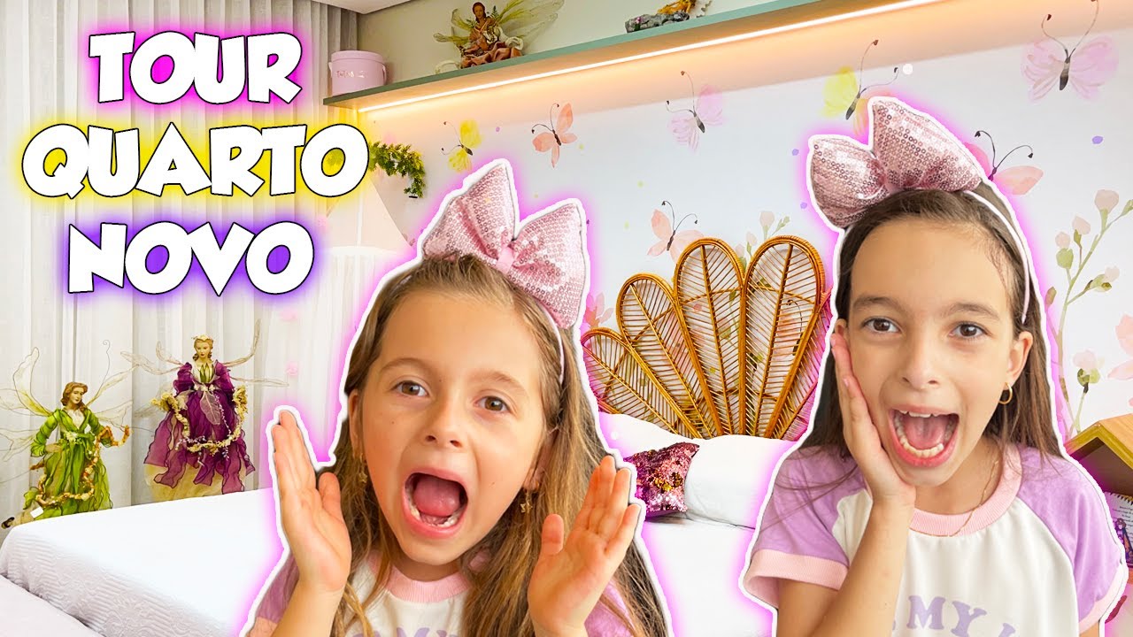 TOUR PELO QUARTO NOVO DA LAURINHA E HELENA 😍 JÉSSICA GODAR E LAURINHA E HELENA E GABRIEL