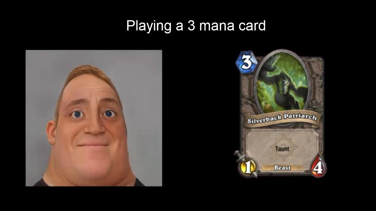 Playing a 3 Mana Card in Hearthstone be Like...