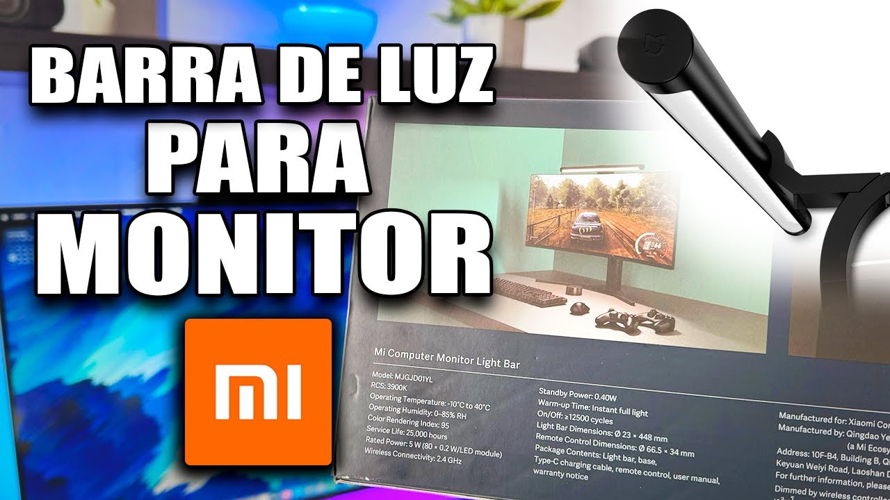 RESEÑA Xiaomi Lámpara para Monitor Mi Computer Light Bar