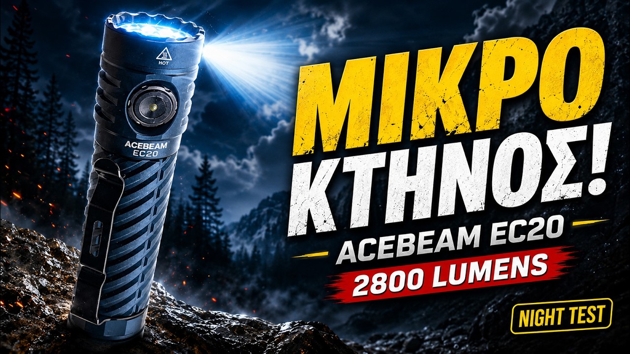 The Floodlight EDC flashlight - Acebeam EC20
