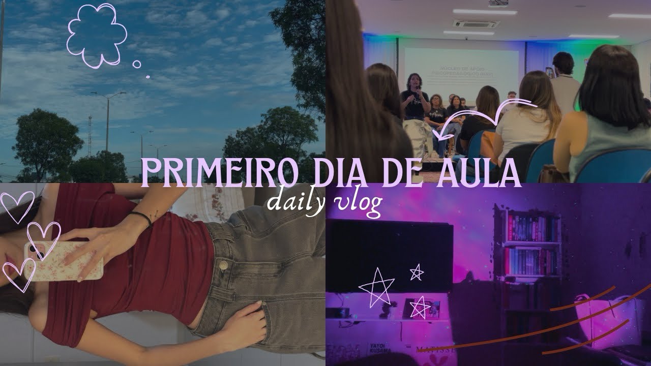 meu primeiro dia de aula de 2025 (grwm + vlog) | faculdade de psicologia 🧠🫀📖