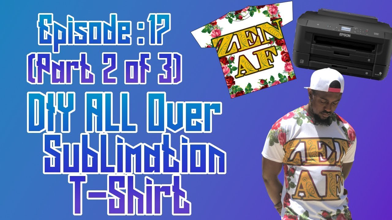 DIY All Over Sublimation T-Shirt with Small Heat Press (part 2 of 3) ep: 17