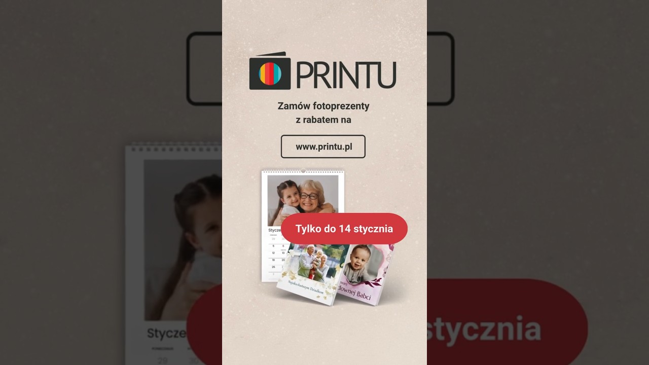 📌🎄OSTATNIE DNI na zamówienie fotoprezentów dla dziadków. 🕐🔔Tylko do 14 stycznia do 25% taniej