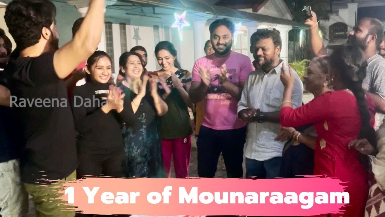 Celebrating 1Year of Mounaraagam 2  | Vlog 23 | Raveena Daha