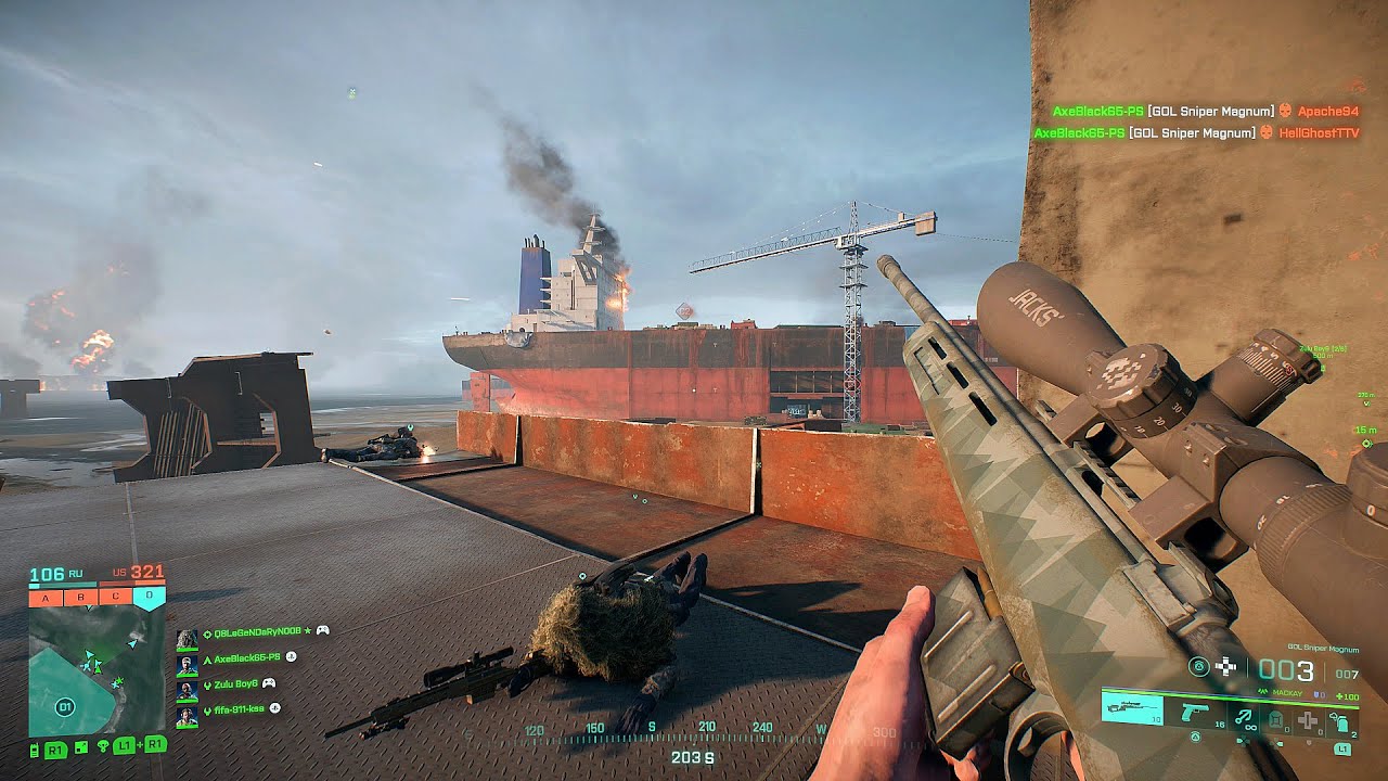GOL-MAGNUM SNIPER Rifle is Dominating the game... BATTLEFIELD 2042