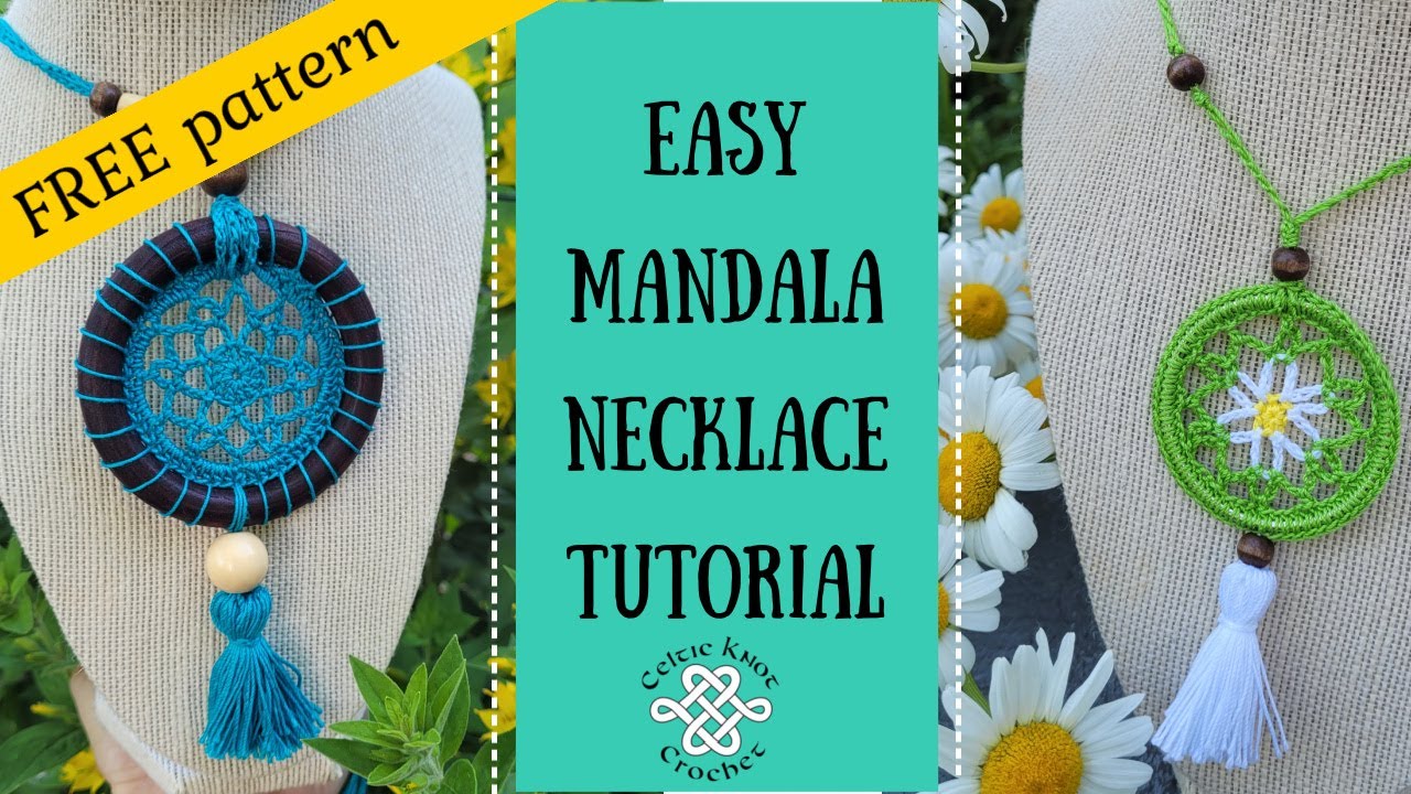 Crochet Necklace - Learn how to make it step-by-step!