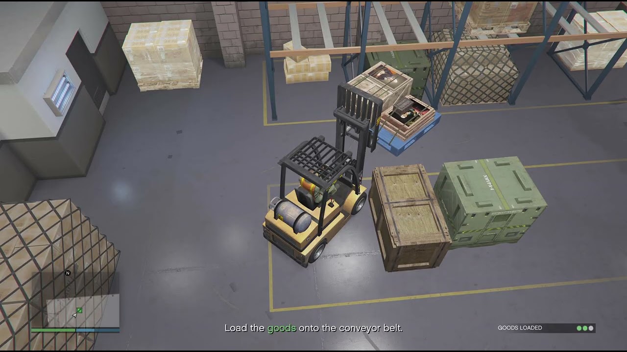 GTA V Online PS5 - New Odd Job! Forklift Certified. Earned $ 40,000! 💰💵🚛🛻
