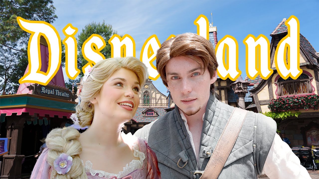 Rapunzel & Flynn Rider: The Cutest Couple at Disneyland!