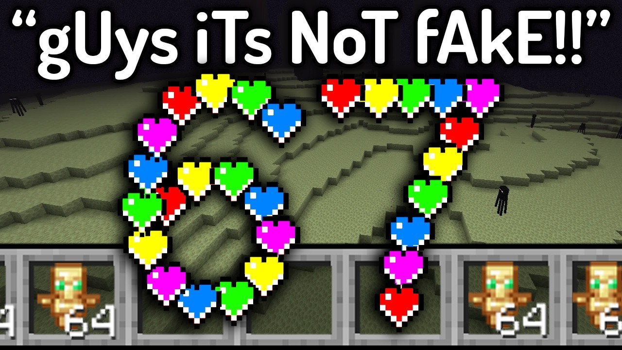 The FUNNIEST FAKE Minecraft Speedruns of 2025
