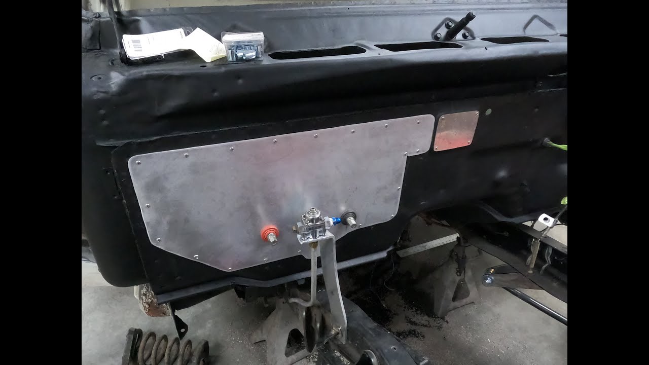 Dodge D150 fire wall clean up