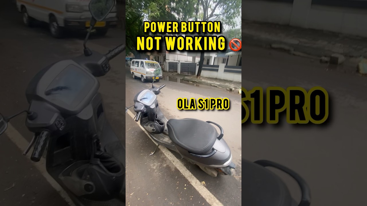 🛵Ola s1 pro power button not working 🚫 #shorts #shortsfeed #ola #olaelectric