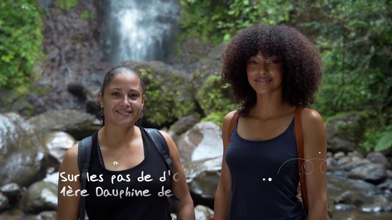 Sur les pas d'Ophélie Mézino à la cascade des Trois Cornes, Sainte-Rose