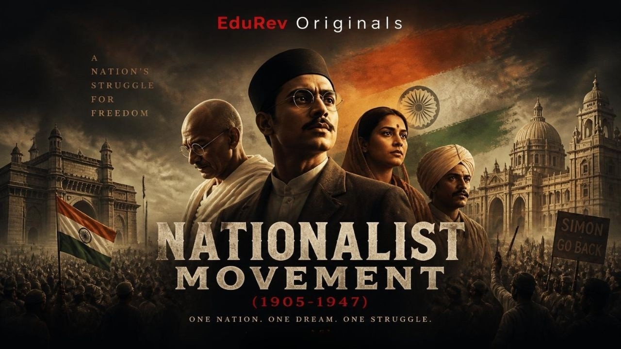 Nationalist Movement (1905-1947) Explained Like a Movie | UPSC