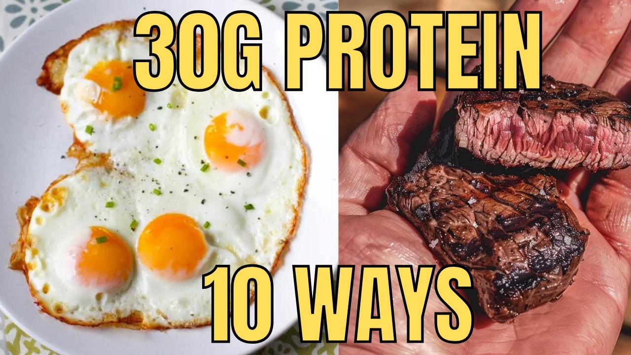What 30g of Protein Looks Like (Top 10 Foods)