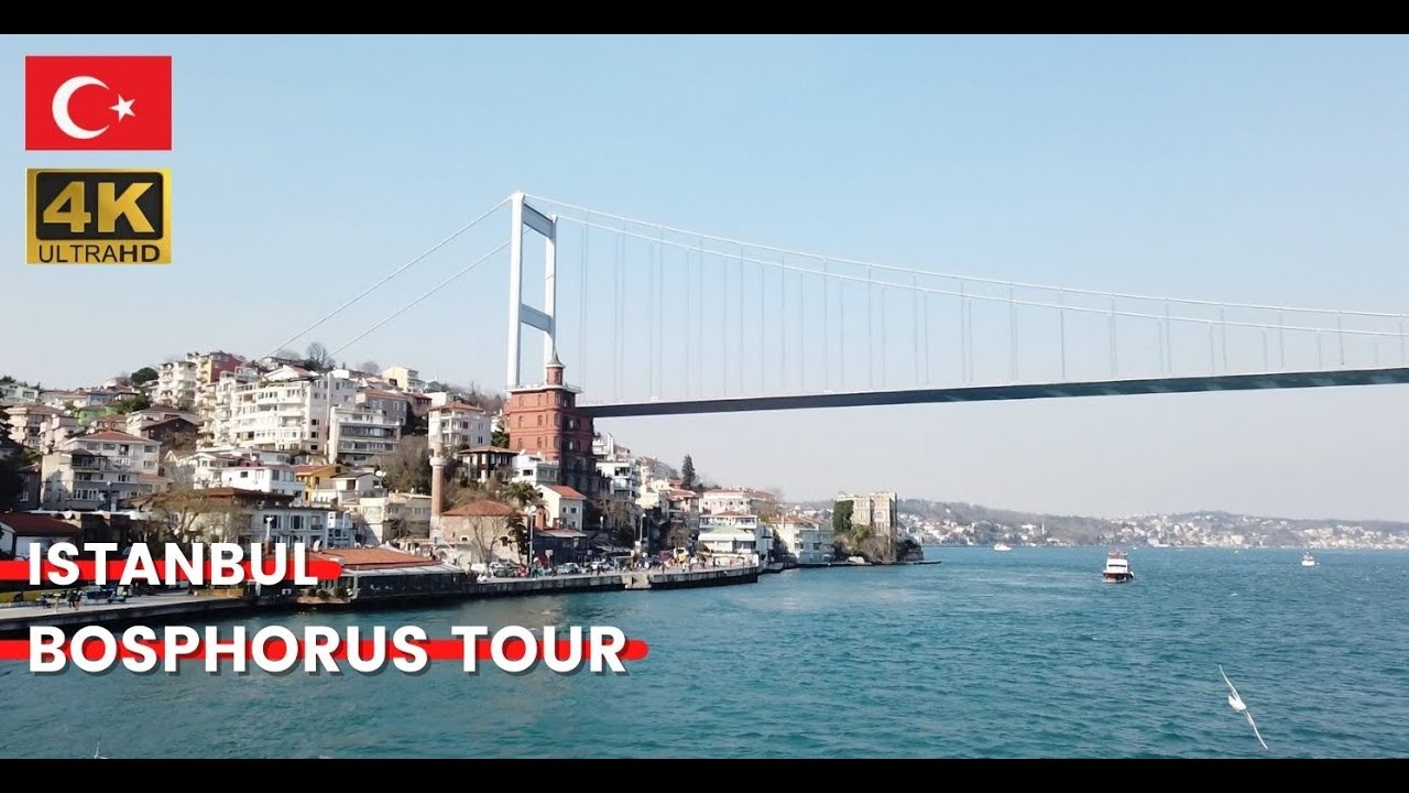 Istanbul 🇹🇷 BOSPHORUS Boat Tour | Istanbul Boğaz Turu | 4K February 2022 #istanbul #bosphorus #boat