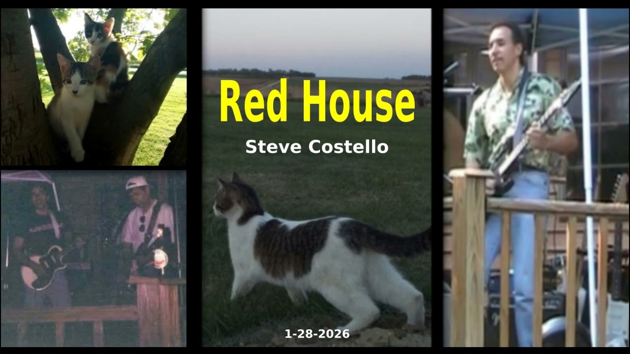 Red House🎸Steve Costello🎸1-28-2026 🎸Blues guitar