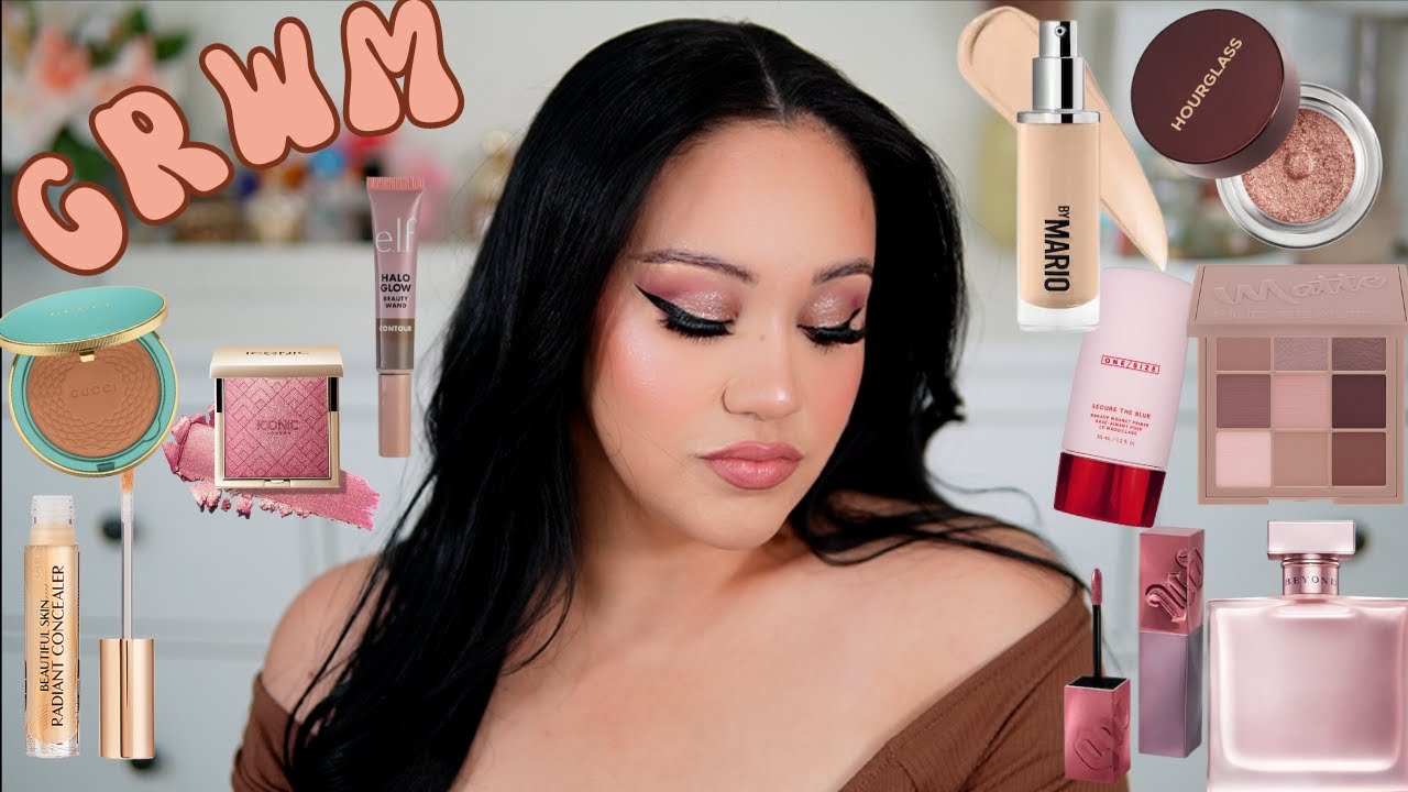 УРОКИ МАКИЯЖА: ЛИЛОВЫЙ БЛЕСТЯЩИЙ МАКИЯЖ | AMY GLAM GRWM | ПРОБУЕМ НОВЫЕ КОСМЕТИЧЕСКИЕ ПАРУСИКИ EL...