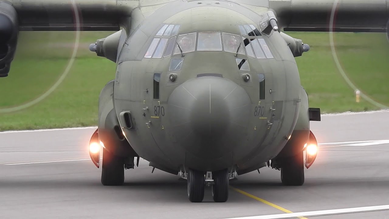 Hercules departure up close | Royal Air Force Lockheed C-130J-30  C.4 ZH870