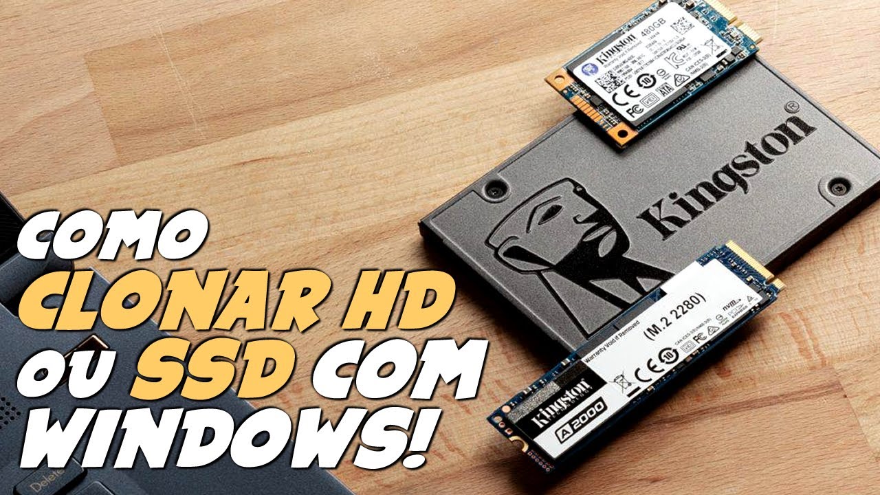 Como CLONAR / COPIAR HD / SSD com WINDOWS para OUTRO HD / SSD