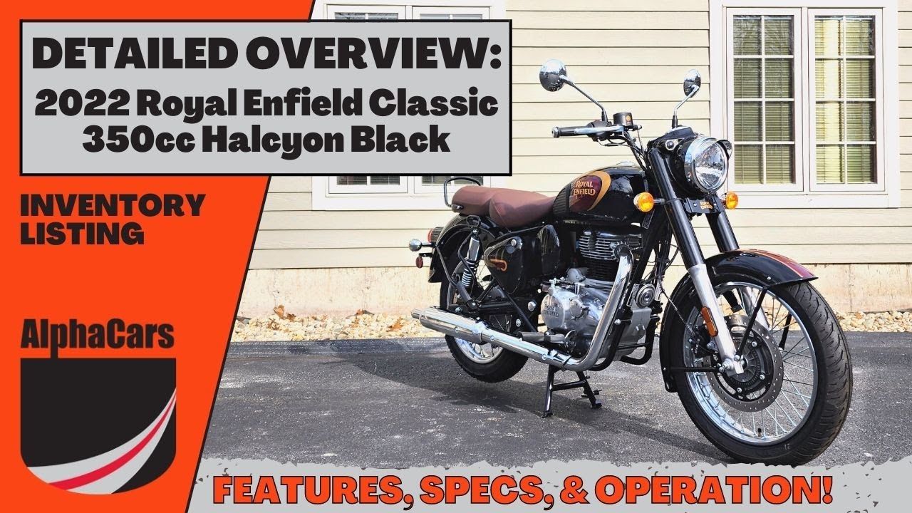 Royal Enfield Classic 350 в цвете Halcyon Black! | Характеристики, особенности и эксплуатация