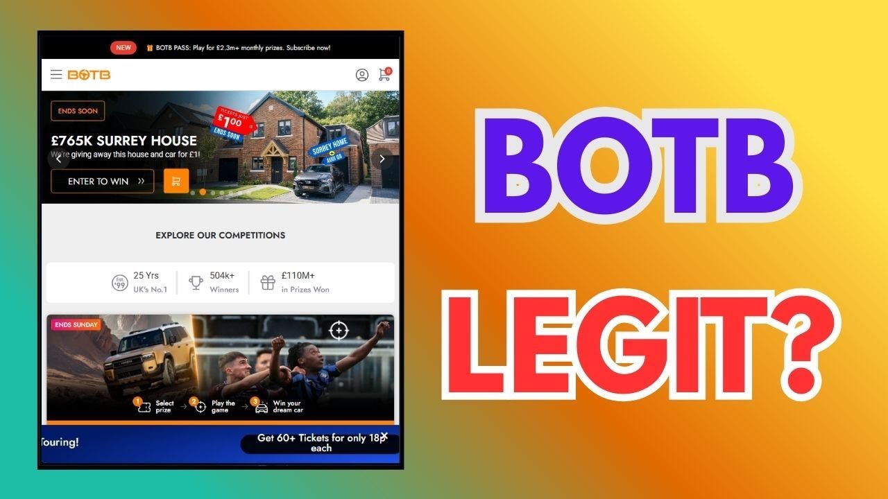 Botb.com Reviews - Is BOTB Legit or Scam?