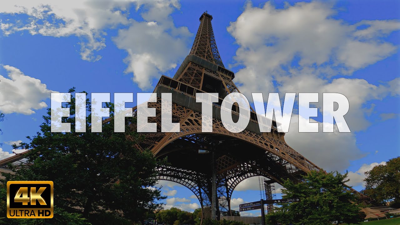 Exploring the Eiffel Tower - A Walk to the Summit of Paris' Legendary Landmark in Breathtaking 4K