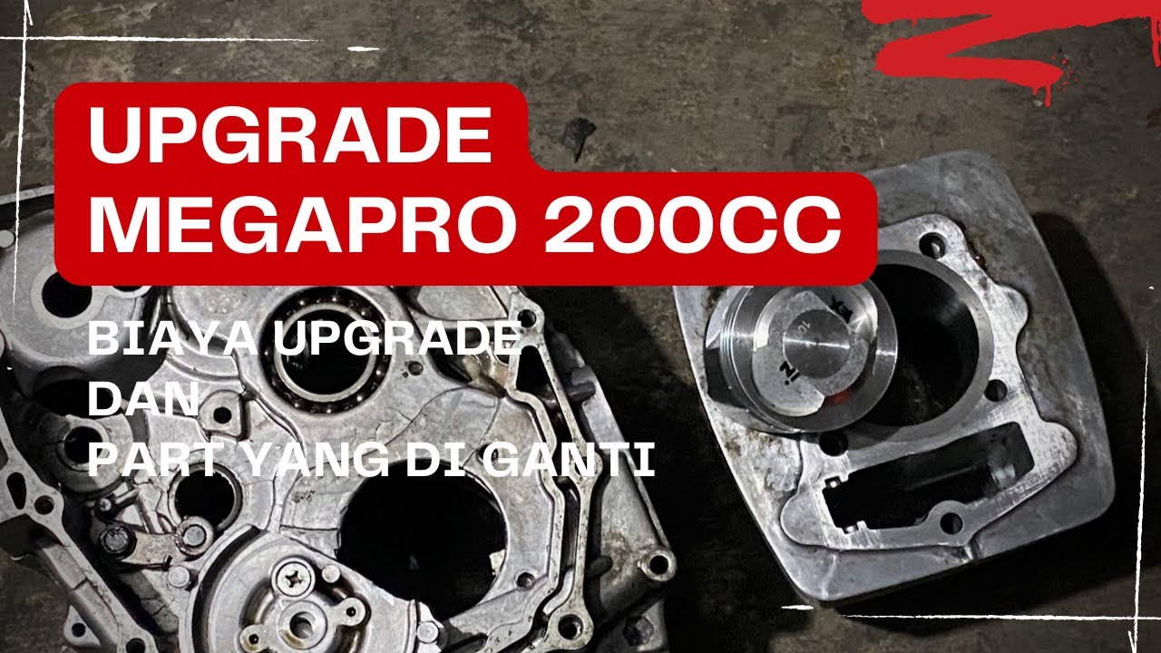 Megapro Upgrade Tiger // Biaya dan part yang di ganti
