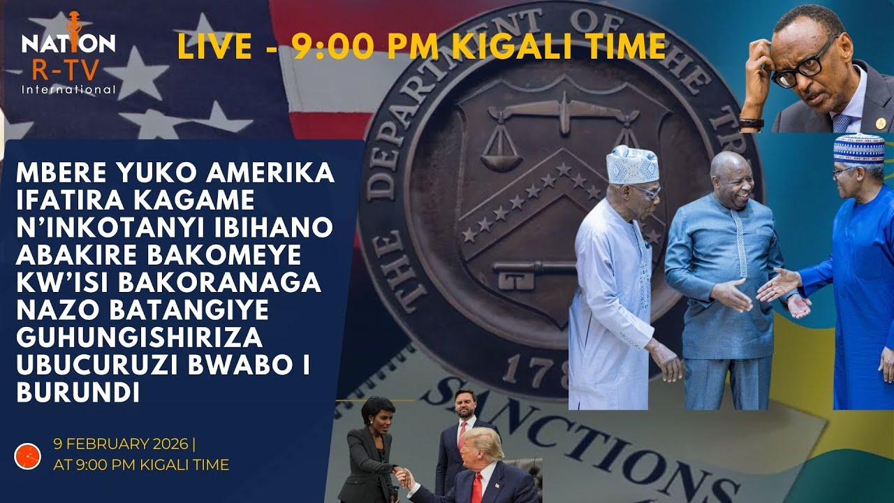 ABAKIRE BAKORANAGA NA KAGAME BATANGIYE KWIMUKIRA I BURUNDI MBEREYUKO AMERIKA IMUFATIRA IBIHANO!