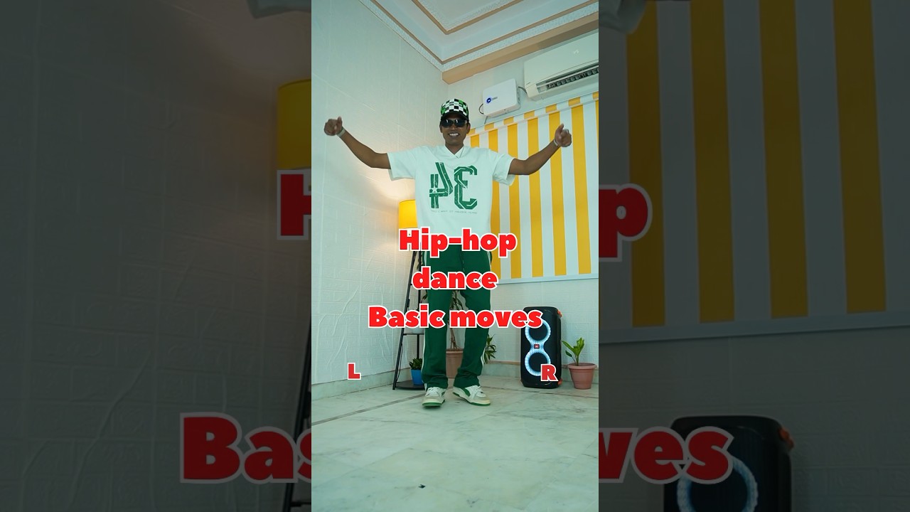 Hip Hop dance basic moves combo #jddancetutorial #oldschoolhiphopdance #hiphopdance #dancesteps