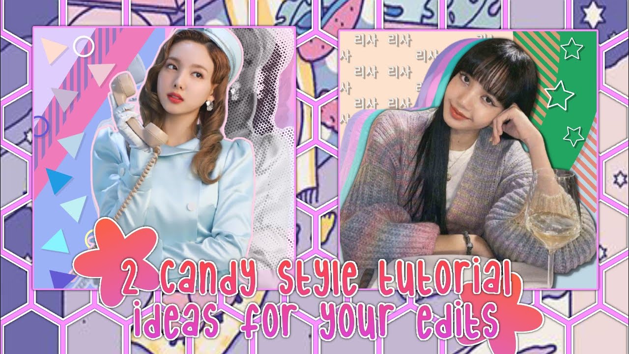 2 candy style ideas tutorials | on Alight motion