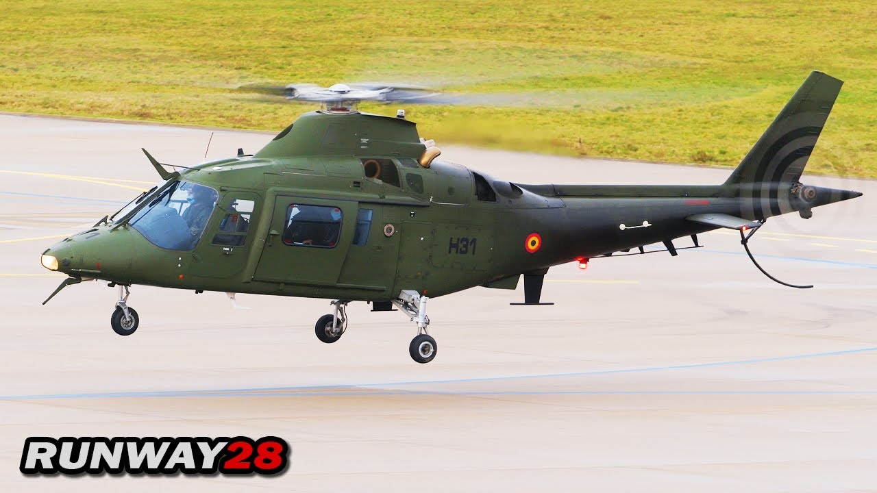 Belgian Air Force 317; Two Ship Agusta A109BA, 17 Squadron @Eindhoven Air Base
