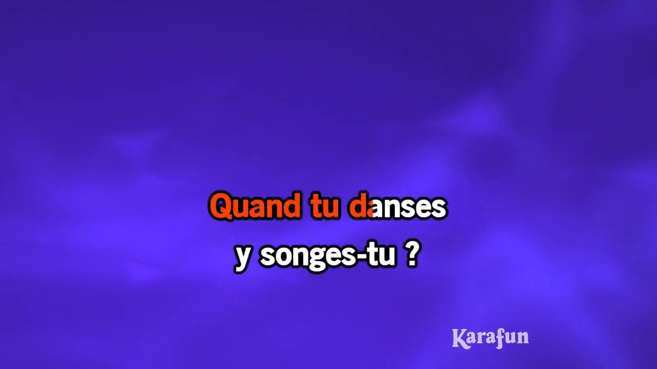 Karaoké Quand tu danses - Jean-Jacques Goldman *