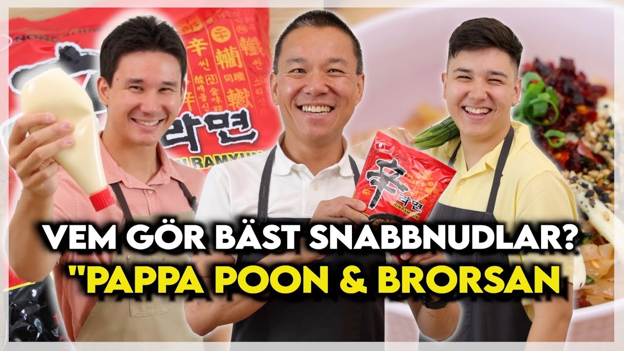 Snabbnudlar f&ouml;r &ouml;ver 600kr! | Med Pappa Poon och Brorsan!