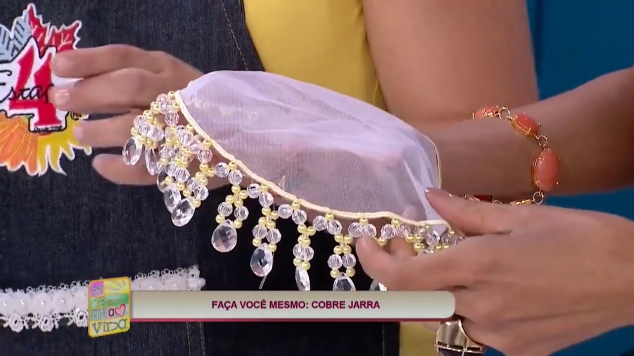 Passo a Passo: Como Fazer Cobre Jarra Artesanal com Pedrarias | DIY Fácil // Programa com Keila Lima