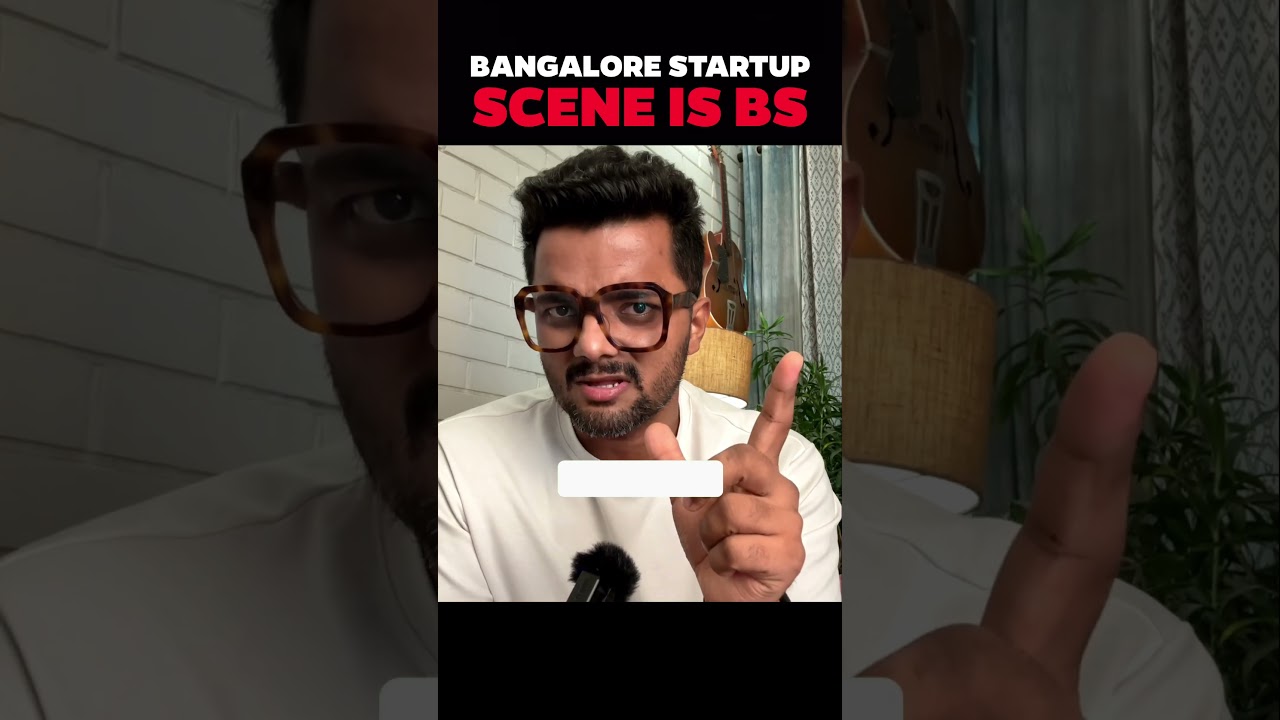 Is Bangalore Startup Culture a SCAM?  | Nitin Joshi #shorts