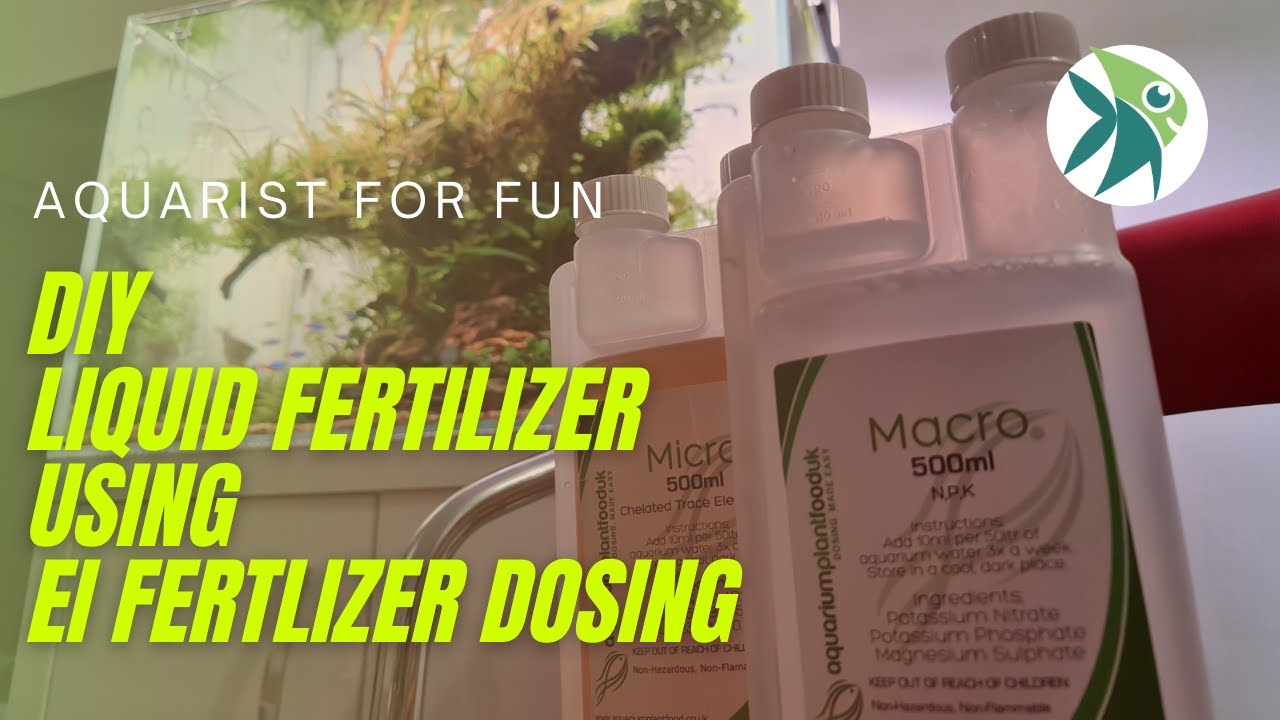 CHEAPEST DIY Fertilizer for AQUARIUM PLANTS [ EI FERTILIZER DOSING ]
