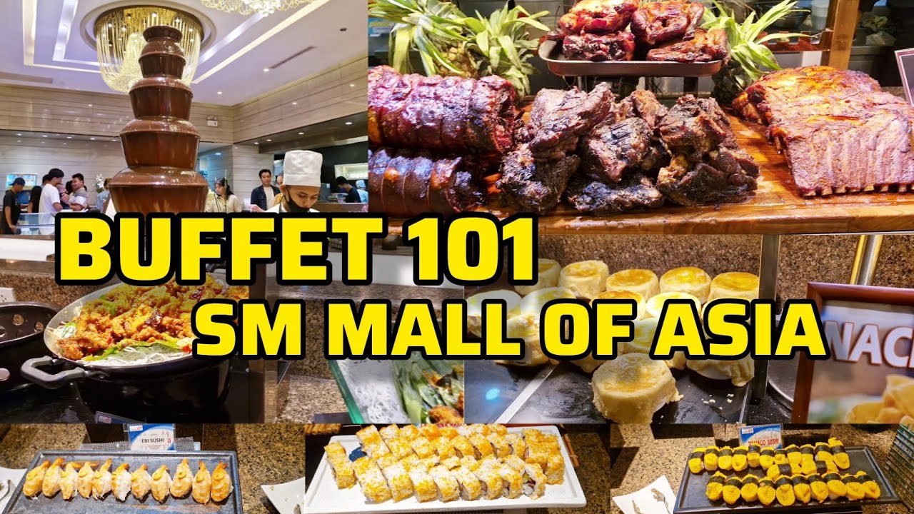 BUFFET 101 -  SM MALL OF ASIA food tour | Seaside Blvd. Pasay City, 🇵🇭