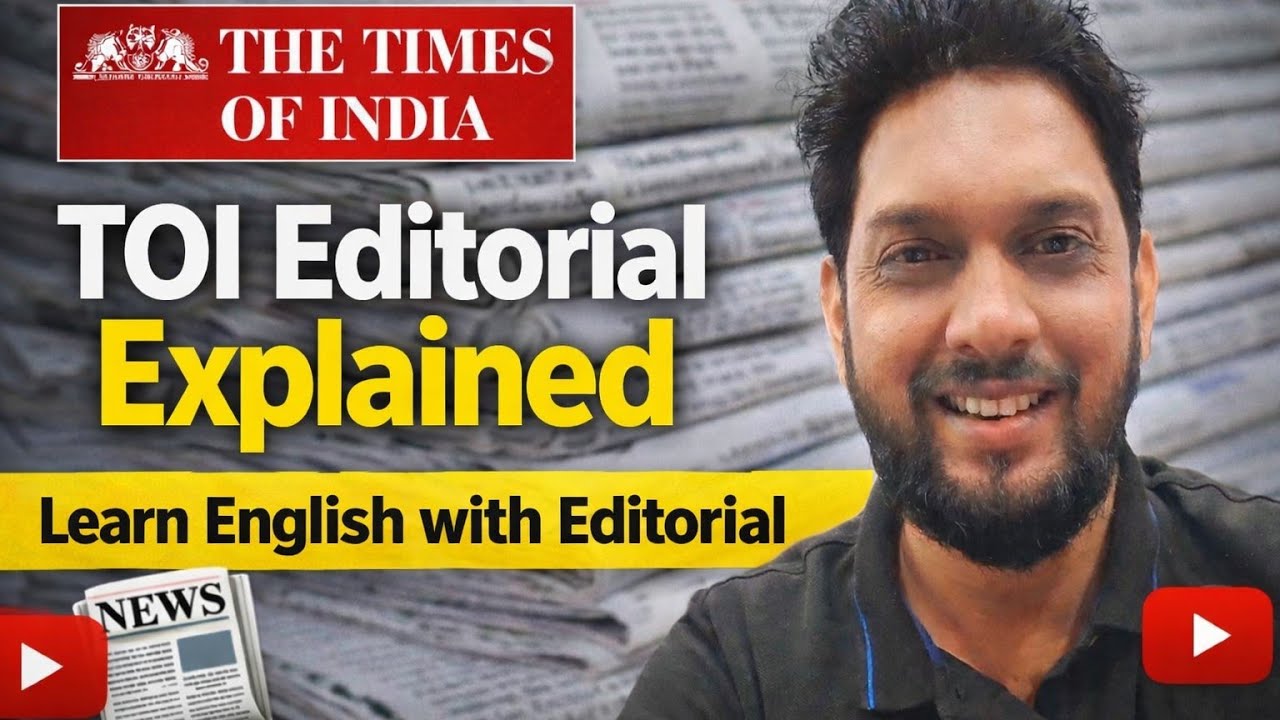 EDITORIAL OF TIMES OF INDIA...