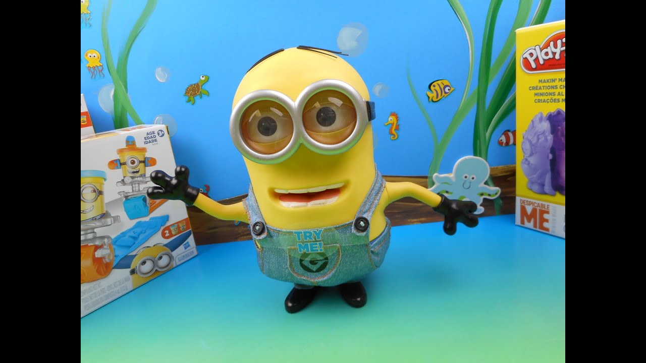 DESPICABLE ME MINION DAVE COLLECTORS' ADDITION KIDS TOY VIDEO REVIEW