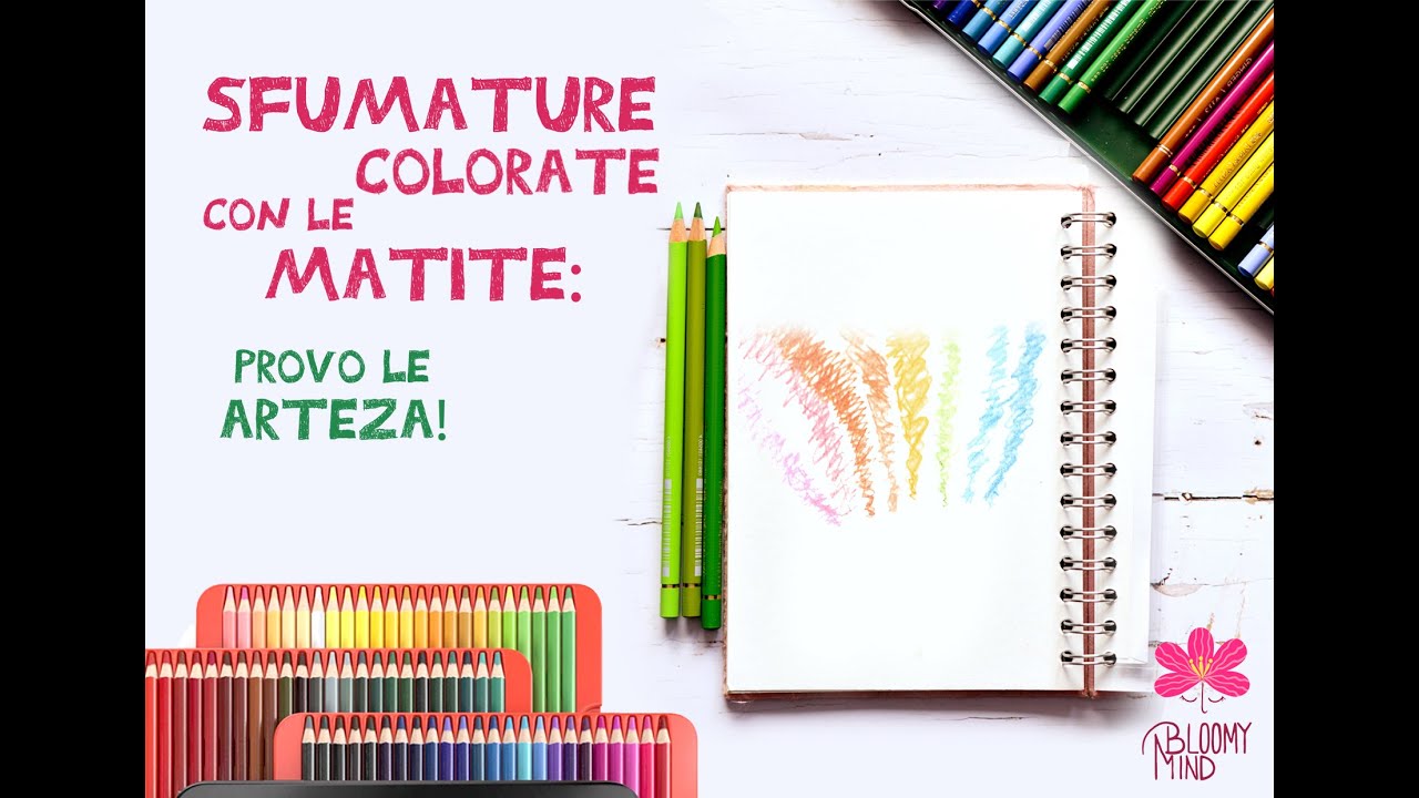 Sfumare le matite colorate: provo le Arteza (e sperimento un esercizio di creatività!)