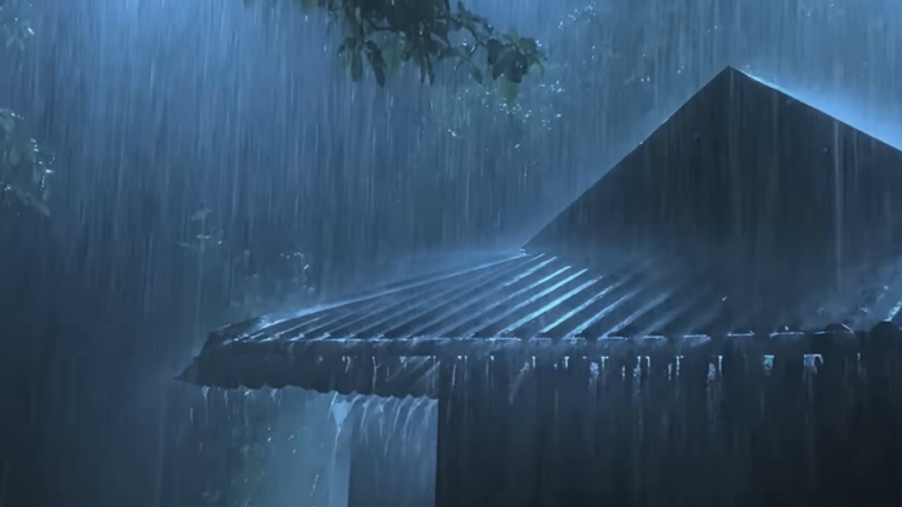 Deep Sleep During the Rainy Night | Rain Sounds For Sleeping - Beat Insomnia, ASMR, White Noise