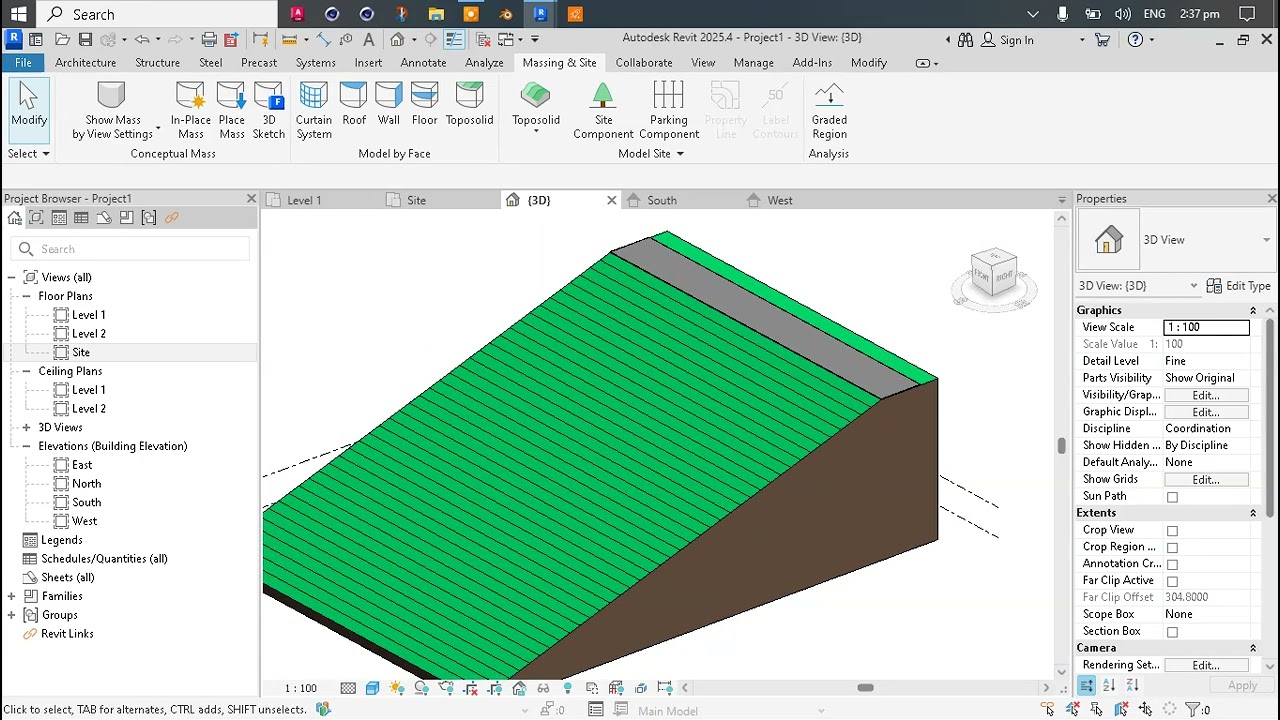 how to draw a house in slope topo