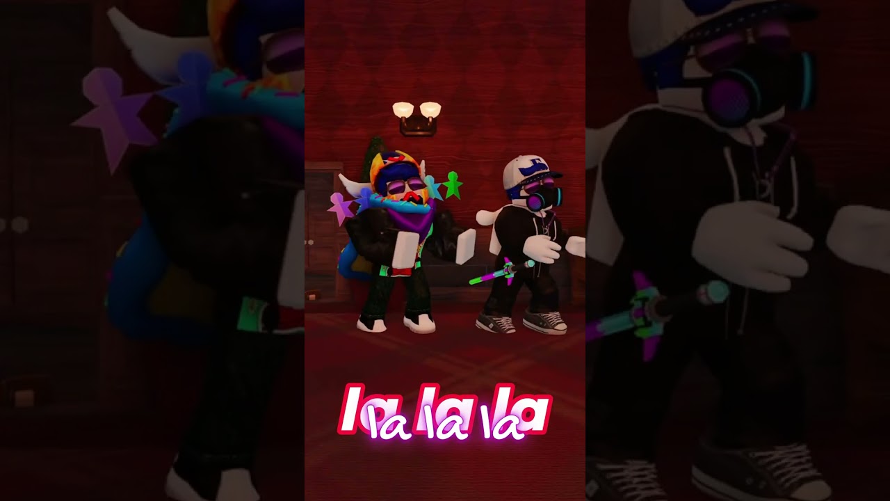 LALALALA with my friends #shorts #roblox #robloxedit #hkvtuber