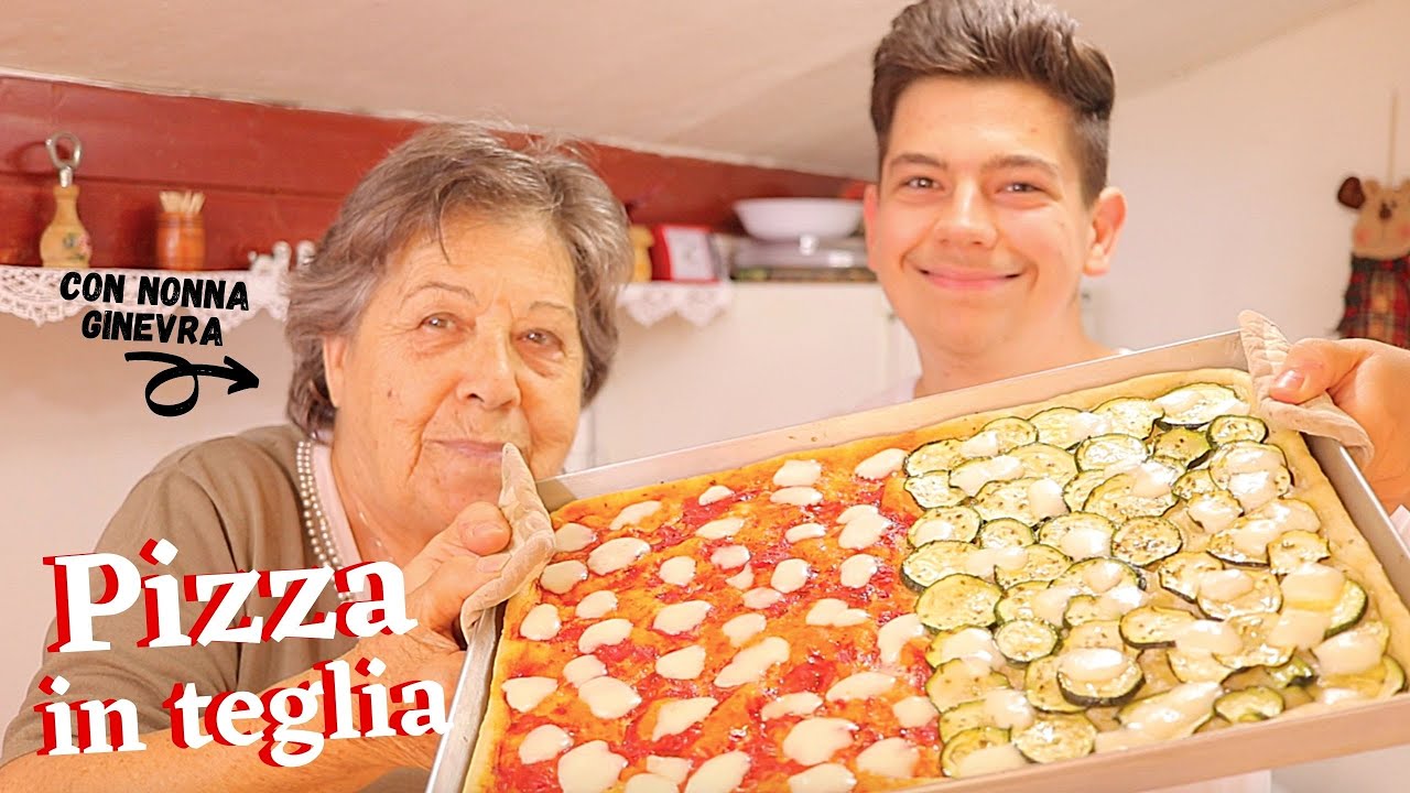 🍕PIZZA IN TEGLIA di Nonna Ginevra - FRIABILE FUORI E MORBIDA DENTRO - Lorenzo in cucina